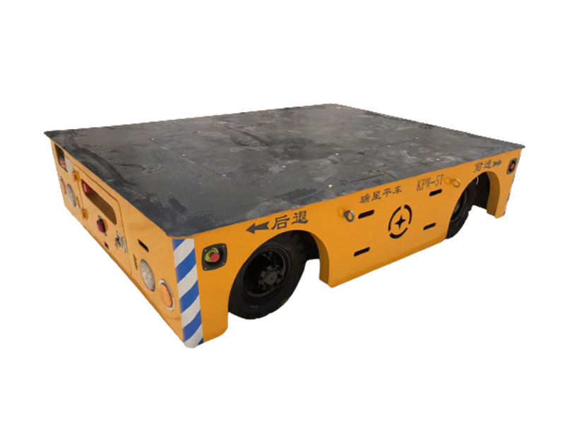 5噸輪胎式無(wú)軌電動(dòng)平車